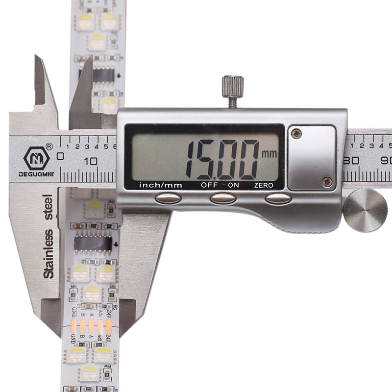 Double Row DMX RGBW LED Strip DC24V 15mm 600LEDs 16.4ft Double Row DMX RGBW LED Strip DC24V 15mm 600LEDs 16.4ft